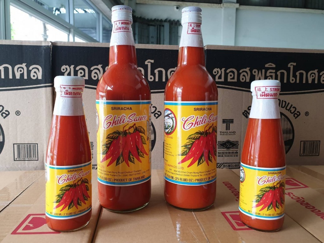 จำหน่าบซอสพริกโกศล ตราปลาฉลาม